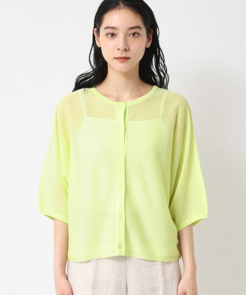 Dessin / デッサン カーディガン・ボレロ | 【前後2WAY・洗える】シアーカーディガン | 詳細22