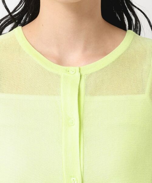 Dessin / デッサン カーディガン・ボレロ | 【前後2WAY・洗える】シアーカーディガン | 詳細25