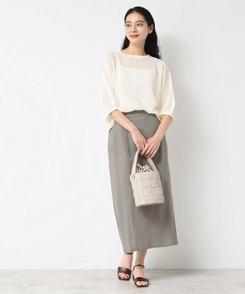 Dessin / デッサン カーディガン・ボレロ | 【前後2WAY・洗える】シアーカーディガン | 詳細6