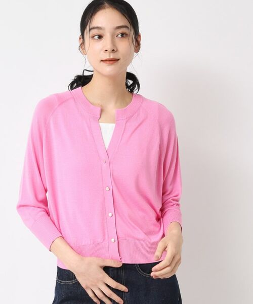 Dessin / デッサン カーディガン・ボレロ | 【洗える】キーネックカーディガン | 詳細2