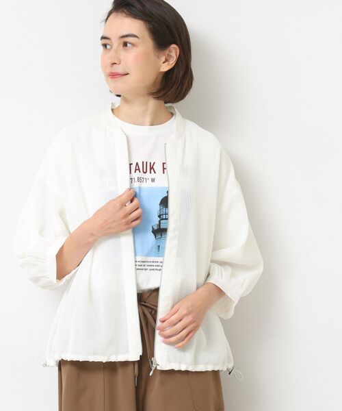 Dessin / デッサン レザーブルゾン・ジャケット | 【洗える】メッシュシアージャケット | 詳細2