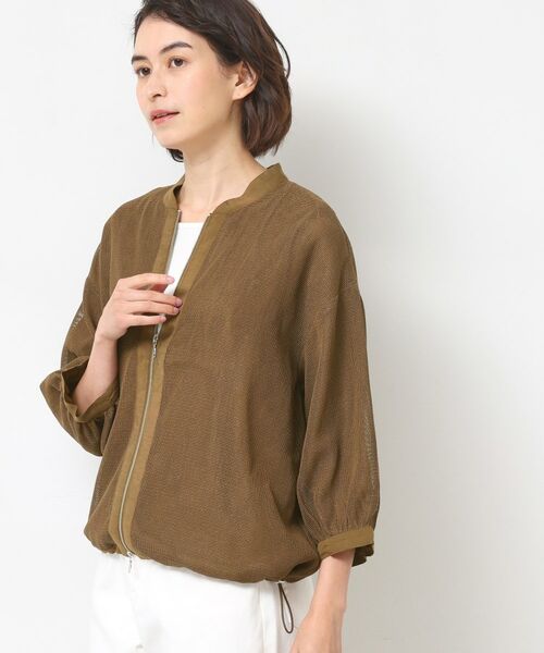 Dessin / デッサン レザーブルゾン・ジャケット | 【洗える】メッシュシアージャケット | 詳細5