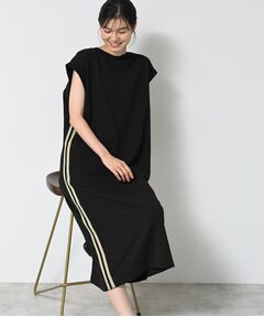 Dessin / デッサン ロング・マキシ丈ワンピース | 【洗える】カットジョーゼットラインワンピース