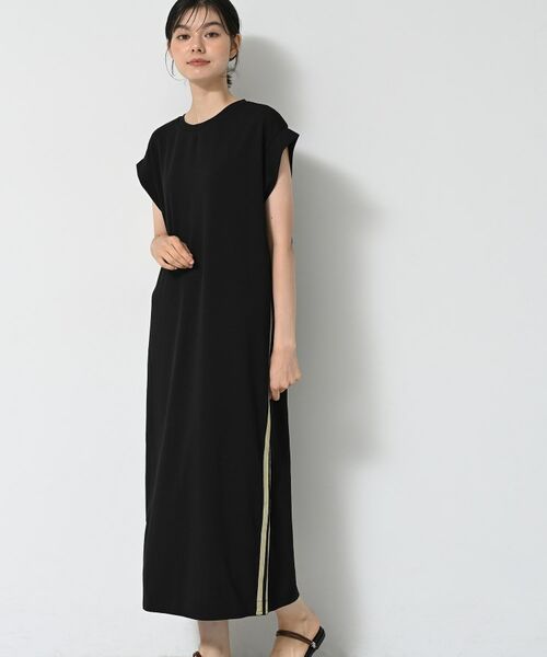 Dessin / デッサン ロング・マキシ丈ワンピース | 【洗える】カットジョーゼットラインワンピース | 詳細1