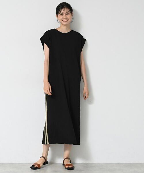 Dessin / デッサン ロング・マキシ丈ワンピース | 【洗える】カットジョーゼットラインワンピース | 詳細3