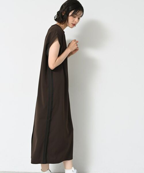 Dessin / デッサン ロング・マキシ丈ワンピース | 【洗える】カットジョーゼットラインワンピース | 詳細5