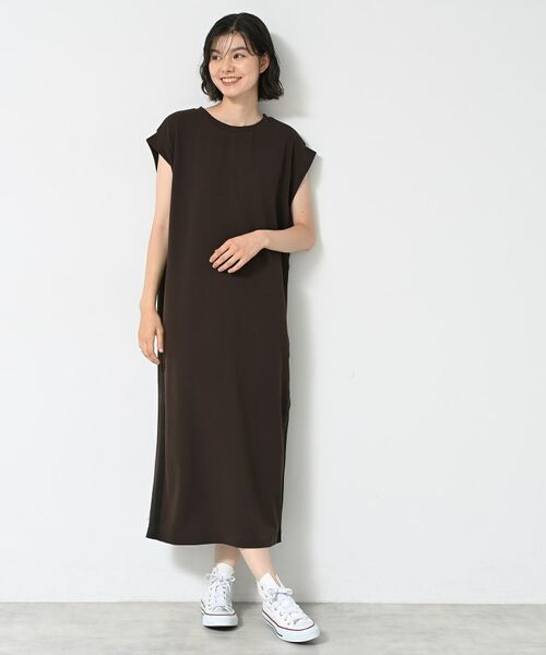 Dessin / デッサン ロング・マキシ丈ワンピース | 【洗える】カットジョーゼットラインワンピース | 詳細7