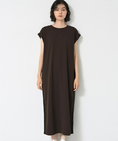 Dessin / デッサン ロング・マキシ丈ワンピース | 【洗える】カットジョーゼットラインワンピース | 詳細9