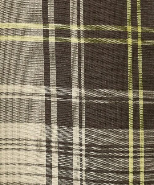 Dessin / デッサン ロング・マキシ丈ワンピース | 【リンクコーデ・洗える】ウエストドロスト付きチェック柄ワンピース | 詳細12