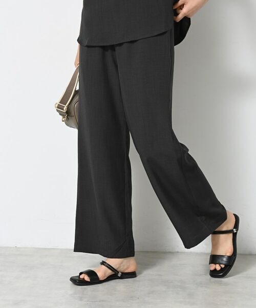 Dessin / デッサン セットアップ | 【2点セット/ウエストゴム/洗える】スキッパ―シャツ＆ストレートパンツセット | 詳細26