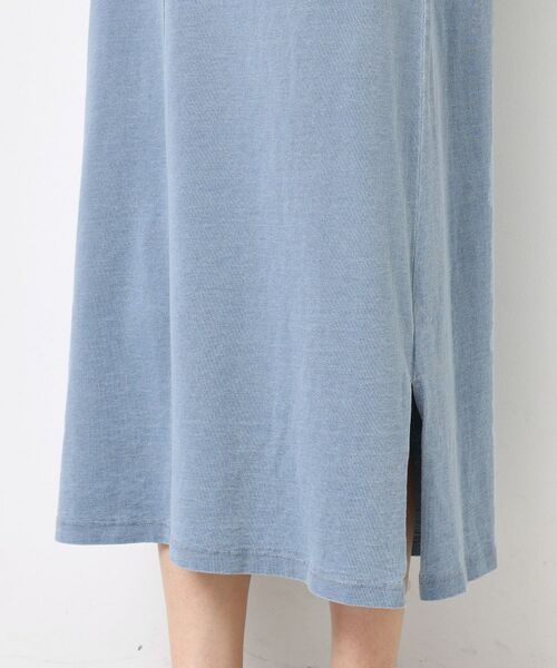 Dessin / デッサン ミニ丈・ひざ丈ワンピース | 【洗える】インディゴ天竺デニム調リラクシーワンピース | 詳細15