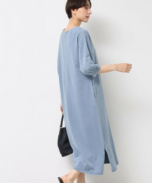 Dessin / デッサン ミニ丈・ひざ丈ワンピース | 【洗える】インディゴ天竺デニム調リラクシーワンピース | 詳細5