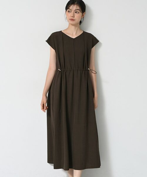 Dessin / デッサン ロング・マキシ丈ワンピース | 【洗える】ウエストドロストリングワンピース | 詳細13