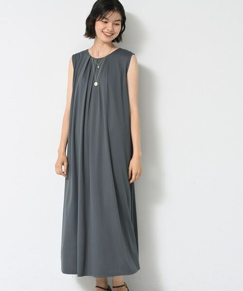 Dessin / デッサン ロング・マキシ丈ワンピース | 【接触冷感】スムースポンチワンピース | 詳細1