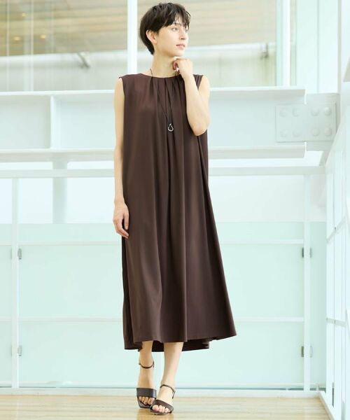 Dessin / デッサン ロング・マキシ丈ワンピース | 【接触冷感】スムースポンチワンピース | 詳細14