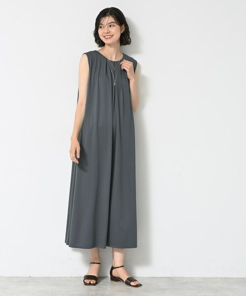Dessin / デッサン ロング・マキシ丈ワンピース | 【接触冷感】スムースポンチワンピース | 詳細2