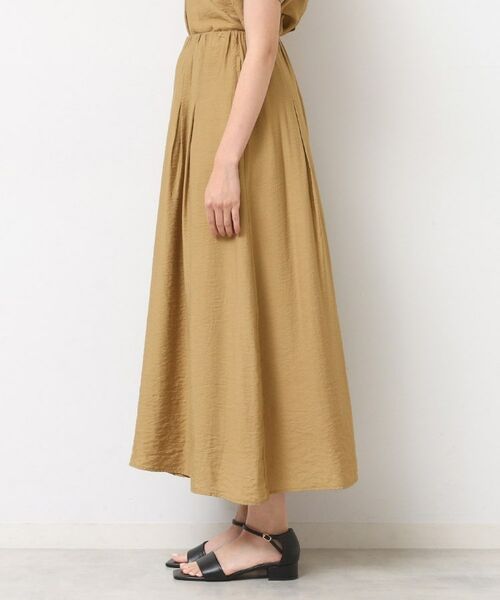 Dessin / デッサン ショート・ハーフ・半端丈パンツ | 【セットアップ可/ウエストゴム/洗える】ドレープワイドパンツ | 詳細10