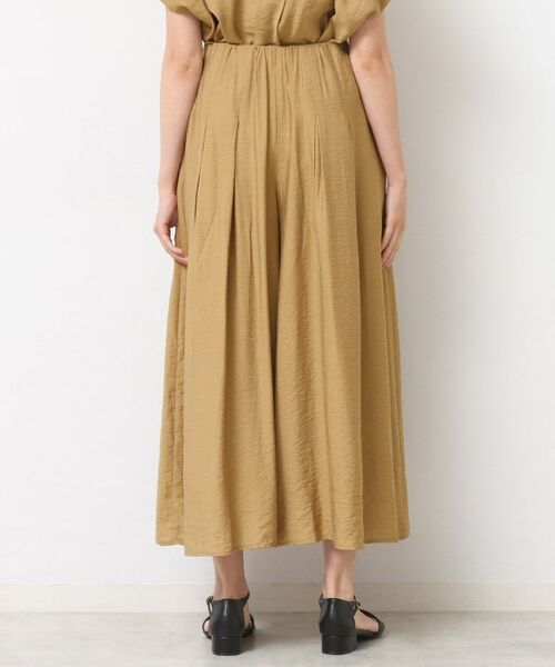 Dessin / デッサン ショート・ハーフ・半端丈パンツ | 【セットアップ可/ウエストゴム/洗える】ドレープワイドパンツ | 詳細11