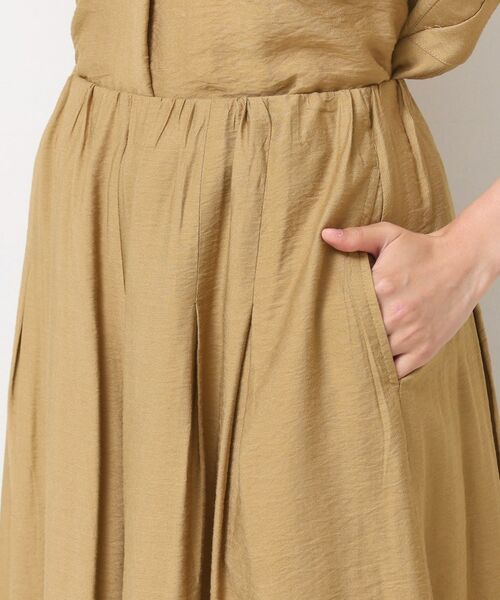 Dessin / デッサン ショート・ハーフ・半端丈パンツ | 【セットアップ可/ウエストゴム/洗える】ドレープワイドパンツ | 詳細12