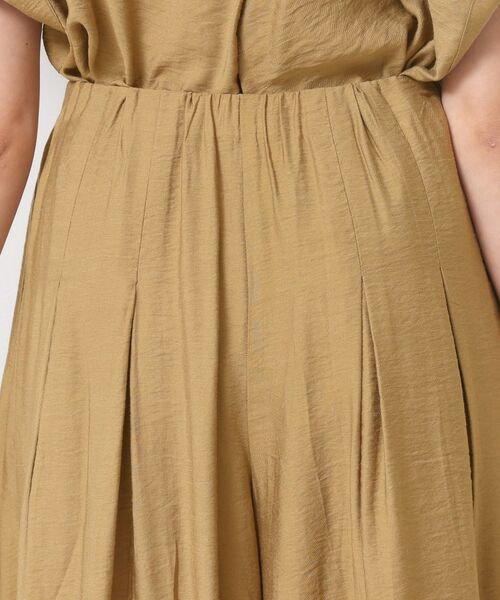 Dessin / デッサン ショート・ハーフ・半端丈パンツ | 【セットアップ可/ウエストゴム/洗える】ドレープワイドパンツ | 詳細13