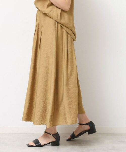 Dessin / デッサン ショート・ハーフ・半端丈パンツ | 【セットアップ可/ウエストゴム/洗える】ドレープワイドパンツ | 詳細6