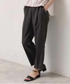 Dessin / デッサン パンツ | 【ウエストゴム・洗える】センターライン入りテーパードパンツ（XS～L）
