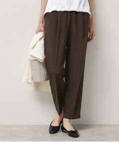 Dessin / デッサン パンツ | 【ウエストゴム・洗える】センターライン入りテーパードパンツ（XS～L）