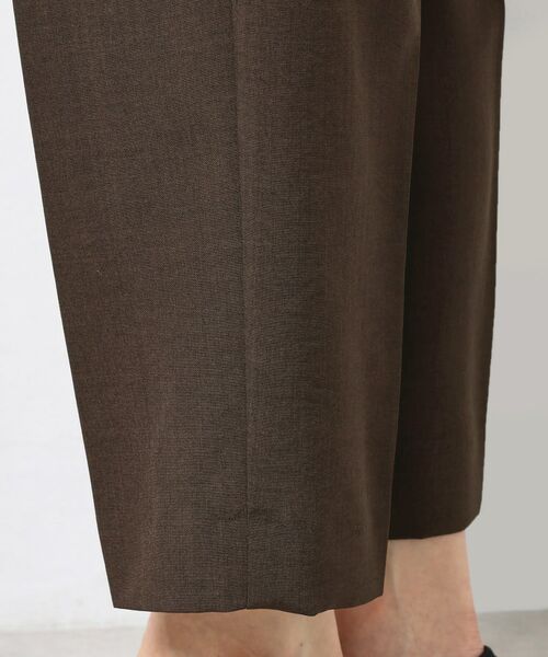 Dessin / デッサン パンツ | 【ウエストゴム・洗える】センターライン入りテーパードパンツ（XS～L） | 詳細22