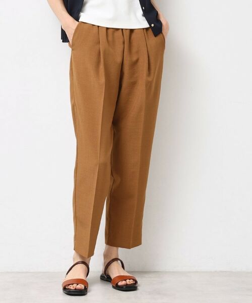 Dessin / デッサン パンツ | 【ウエストゴム・洗える】センターライン入りテーパードパンツ（XS～L） | 詳細5