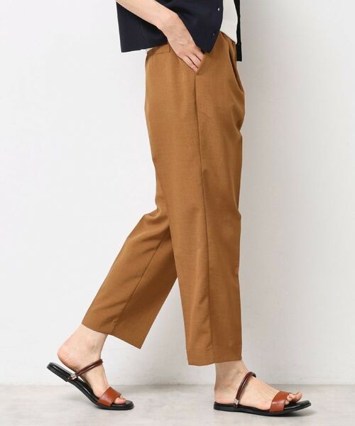 Dessin / デッサン パンツ | 【ウエストゴム・洗える】センターライン入りテーパードパンツ（XS～L） | 詳細6