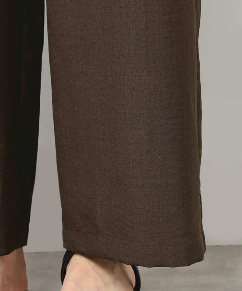 Dessin / デッサン パンツ | 【ウエストゴム・洗える】アウトポケットワイドパンツ(XS~L) | 詳細26