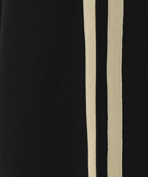 Dessin / デッサン ロング・マキシ丈スカート | 【ウエストゴム・洗える】カットジョーゼットライン入りタイトスカート | 詳細4