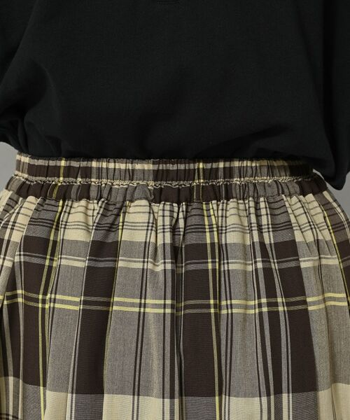 Dessin / デッサン ロング・マキシ丈スカート | 【洗える】映えチェック柄ギャザースカート | 詳細15