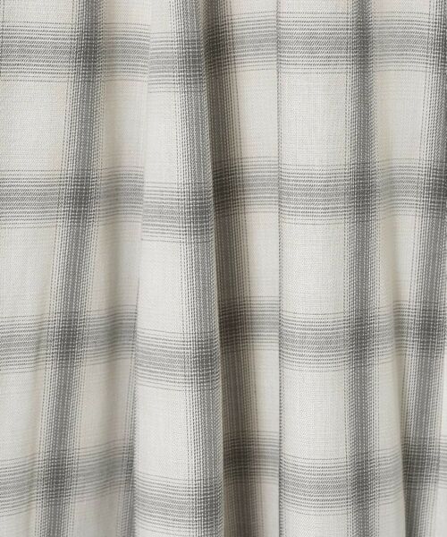 Dessin / デッサン ロング・マキシ丈スカート | 【ウエストゴム・洗える】オンブレーチェック柄スカート | 詳細4