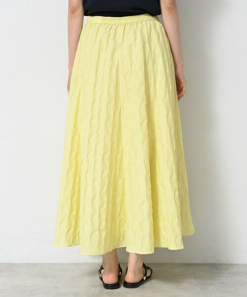 Dessin / デッサン ロング・マキシ丈スカート | 【ウエストゴム・洗える】ジャガードフレアースカート | 詳細16