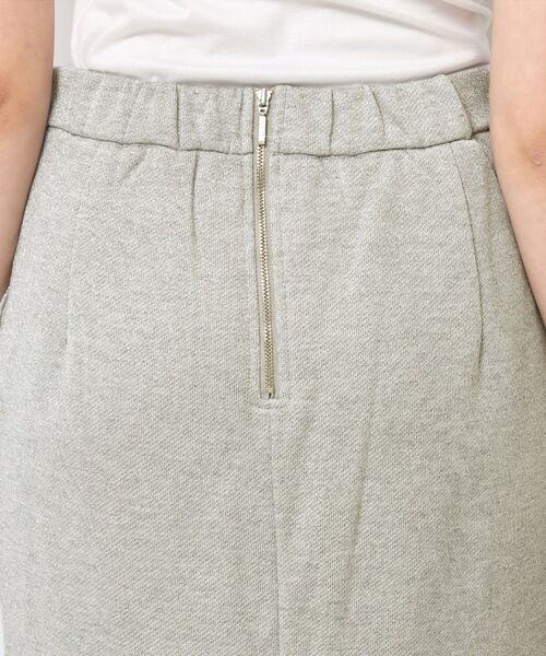 Dessin / デッサン ロング・マキシ丈スカート | 【セットアップ可・洗える】ラメ裏毛ナロースカート | 詳細13
