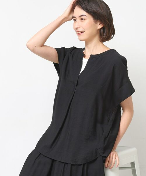 Dessin / デッサン シャツ・ブラウス | 【セットアップ可】2WAYネックスキッパーブラウス | 詳細1