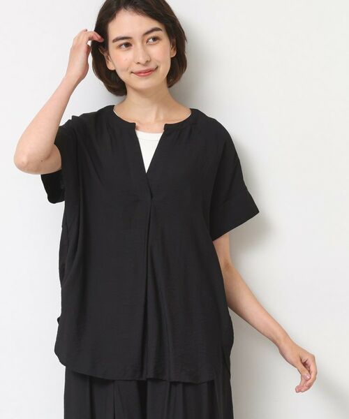 Dessin / デッサン シャツ・ブラウス | 【セットアップ可】2WAYネックスキッパーブラウス | 詳細2