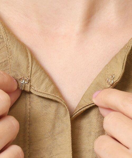 Dessin / デッサン シャツ・ブラウス | 【セットアップ可】2WAYネックスキッパーブラウス | 詳細22