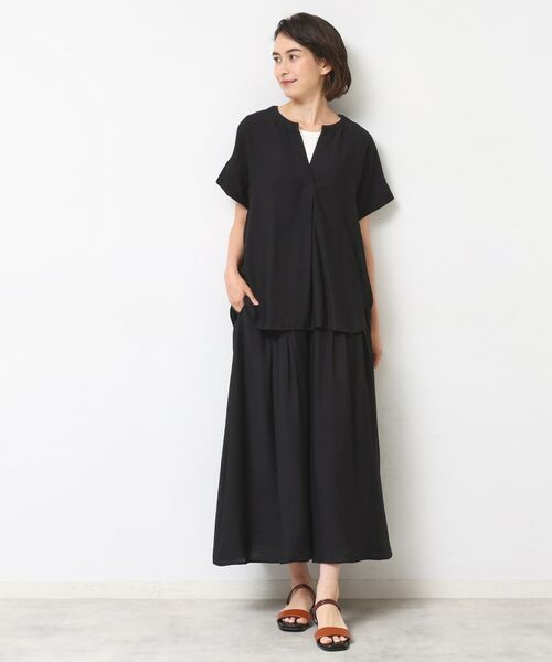 Dessin / デッサン シャツ・ブラウス | 【セットアップ可】2WAYネックスキッパーブラウス | 詳細3