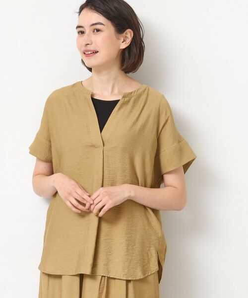 Dessin / デッサン シャツ・ブラウス | 【セットアップ可】2WAYネックスキッパーブラウス | 詳細8