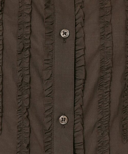 Dessin / デッサン シャツ・ブラウス | 【洗える】スタンドカラーフリルブラウス | 詳細12