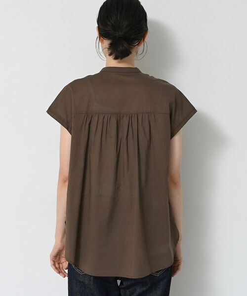 Dessin / デッサン シャツ・ブラウス | 【洗える】スタンドカラーフリルブラウス | 詳細15