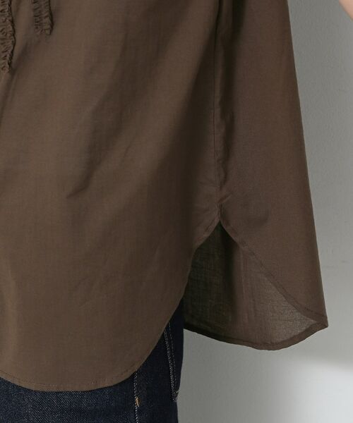 Dessin / デッサン シャツ・ブラウス | 【洗える】スタンドカラーフリルブラウス | 詳細18