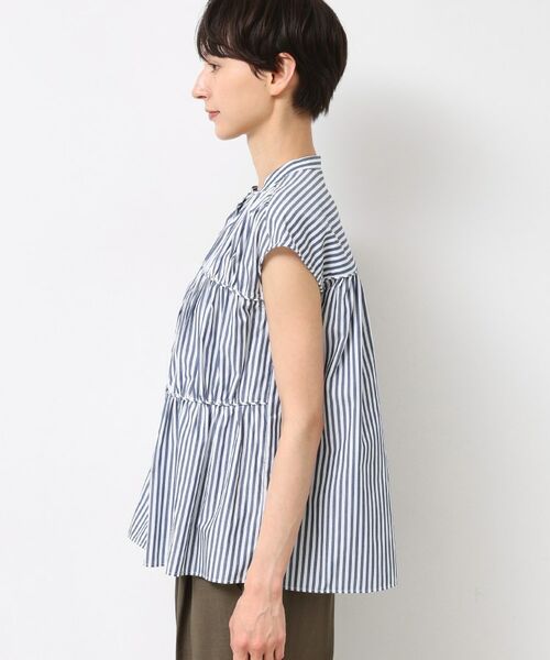 Dessin / デッサン シャツ・ブラウス | 【洗える】ストライプ柄ギャザーブラウス | 詳細19