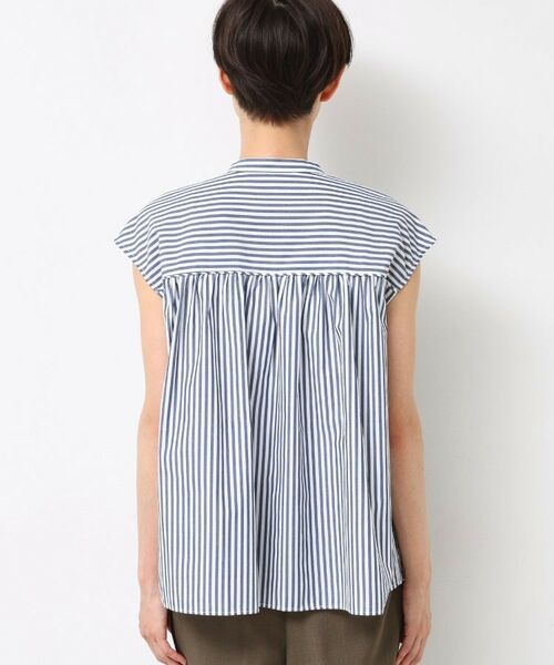 Dessin / デッサン シャツ・ブラウス | 【洗える】ストライプ柄ギャザーブラウス | 詳細20