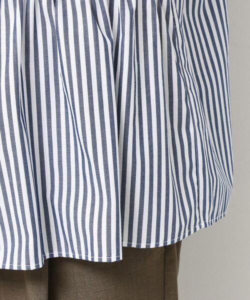 Dessin / デッサン シャツ・ブラウス | 【洗える】ストライプ柄ギャザーブラウス | 詳細23