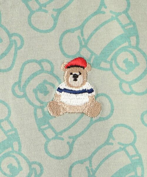 Dessin / デッサン Tシャツ | 【洗える・リンクコーデ】Deddy刺繍入り オーガニックコットンTシャツ | 詳細7