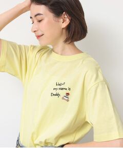 Dessin / デッサン Tシャツ | 【ユニセックス・洗える】Deddy刺繍入り オーガニックコットンTシャツ