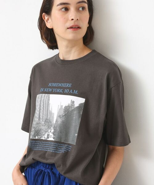 Dessin/デッサン 【ユニセックス・洗える】オーガニックコットンロゴ入りTシャツ チャコールグレー(014) 04(LL) Dessin/デッサン 【ユニセックス・洗える】オーガニックコットンロゴ入りTシャツ チャコールグレー(014) 04(LL)